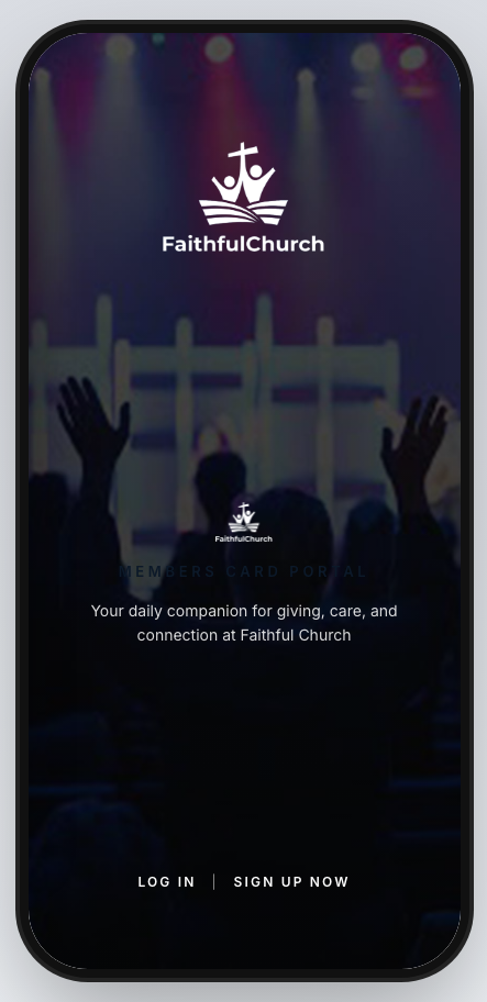 GRACE Members Card app on iPhone